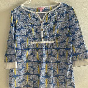 Lilly Pulitzer blue blouse